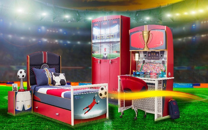 ¿Quieres crear una habitación de fútbol para niños?